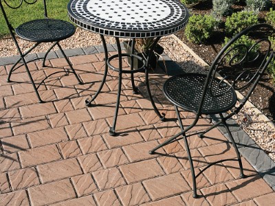 patios Croydon (4) Riven Concrete Slabbing